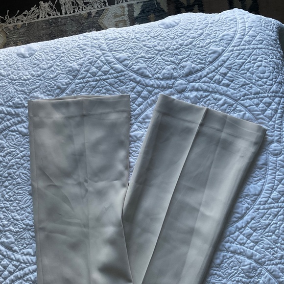 Anne Taylor The Side Zip Trouser in Cream Women’s Size 6 - Picture 4 of 13